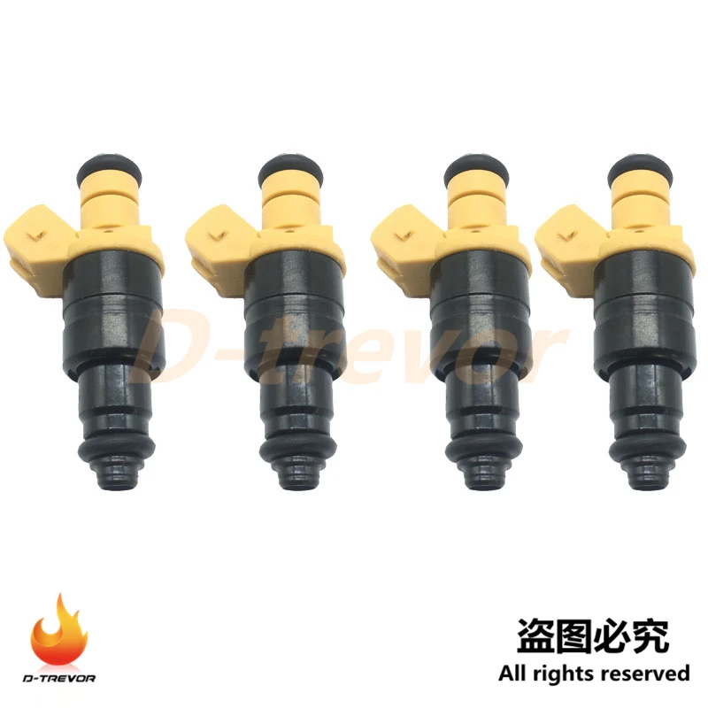 4pcs Fuel Injector K37013250 For Kia Avella 96-99 K370-13-250 Injection Nozzle