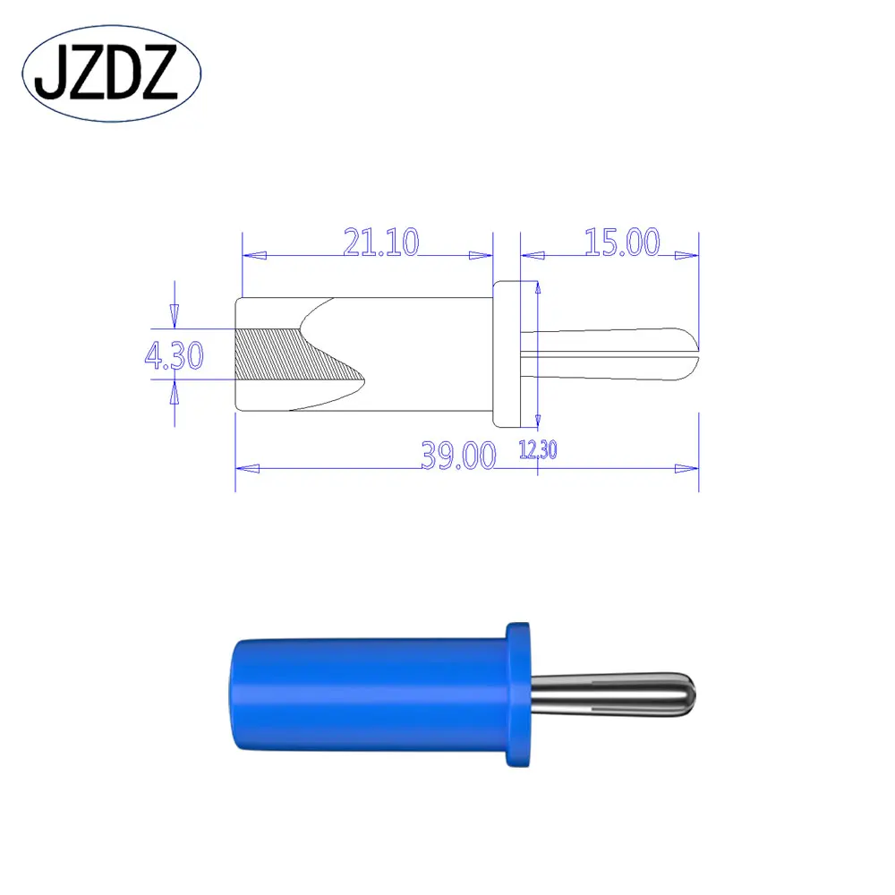 JZDZ 10pcs/lot 4mm Banana Plug Electrical Connector Adaptor 5 Colors J.10014