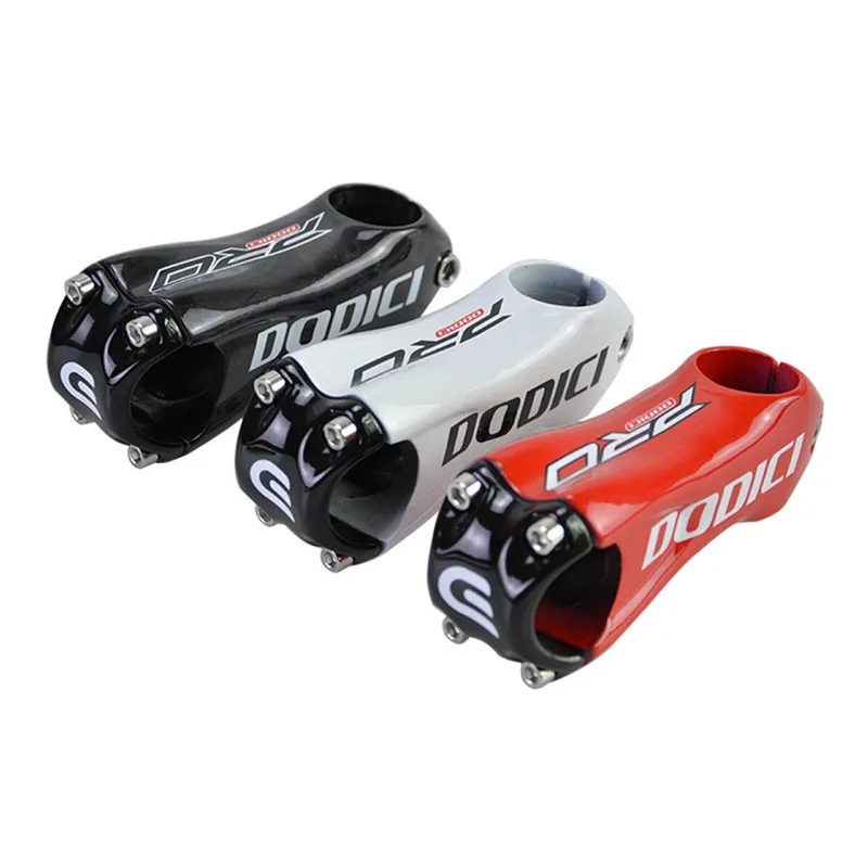 

DODICI Pro 31.8mm 10 Degree 80/90/100/110/120mm Carbon Fiber MTB Bicycle Stem Handlebar Clamp Carbon Stem Road Bike Stem Cycling