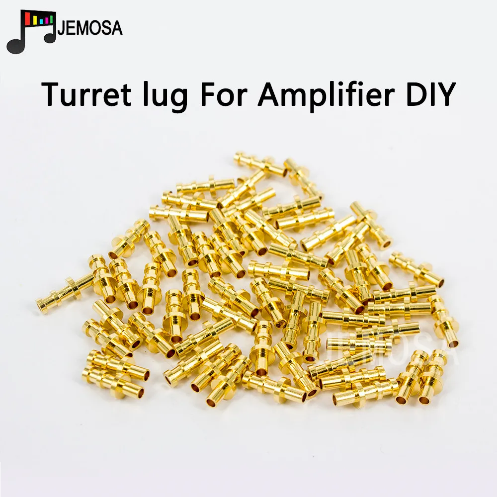 DIY Project Turret lug Audio Tag Board Turret Board Terminal Board For Tube Amplifier DIY Kit Copper Plated Gold Turret