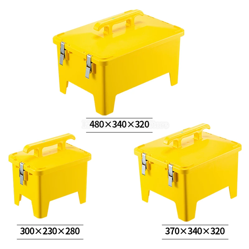 1Pcs Outdoor Plastic Waterproof Industrial Socket Box Mobile Portable Power Distribution Box Portable Power Maintenance EmptyBox