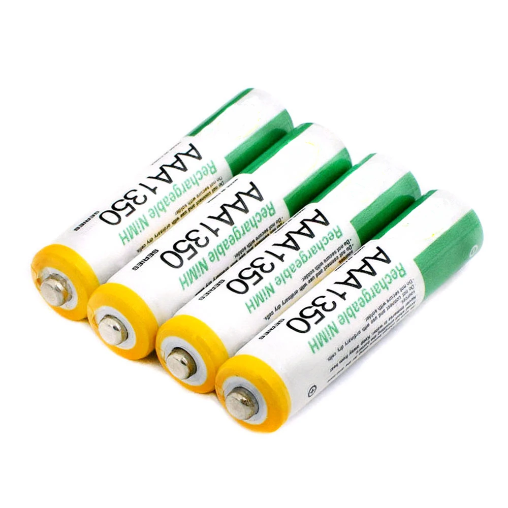 6pcs/lot Large capacity 1350mAh 1.2V AAA rechargeable battery for children's toys AAA NiMH rechargeable battery