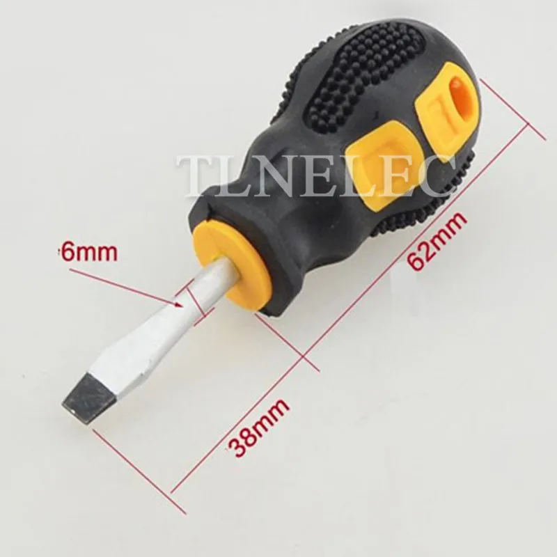 Mini Ultra Short Screwdriver Micro Screwdriver Double-Use Type Telescopic Screwdriver Small Radish Screwdriver