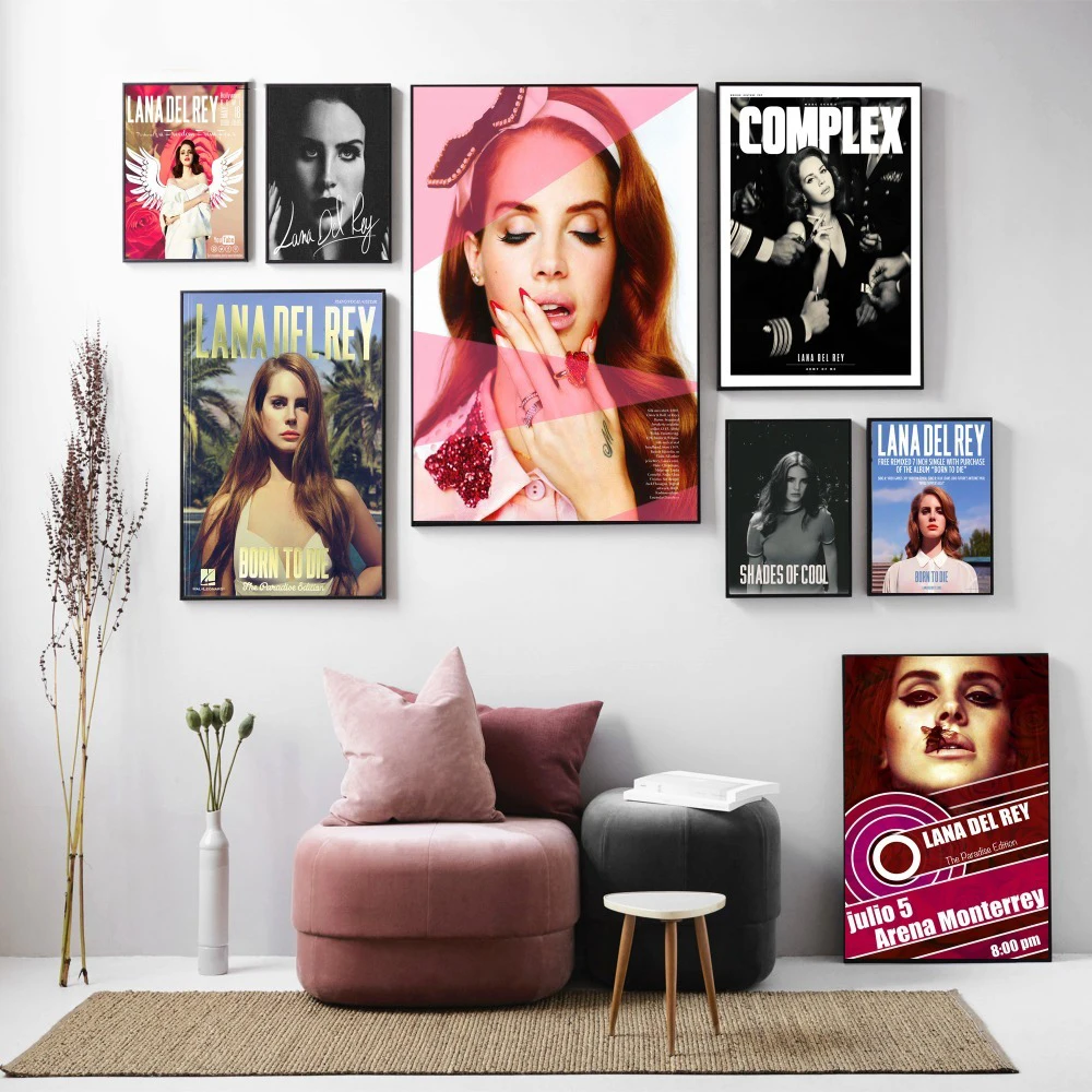 Full Square/Round 5D Diamond Painting Lana Del Rey Singer Picture  Poster Embroidery Cross Stitch Rhinestone Mosaic Home Decor