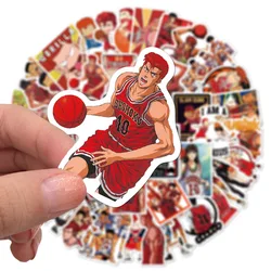 10/30/50Pcs Japan Slam Dunk Anime Stickers Classic Japanese Cartoon Waterproof PVC Laptop Bicycle Luggage Phone Stickers Decal