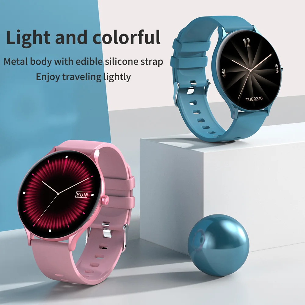 Montre connectée Ultra fine pour hommes et femmes, écran entièrement tactile, Bluetooth, moniteur d'activité physique, pour téléphone Android IOS, nouveau