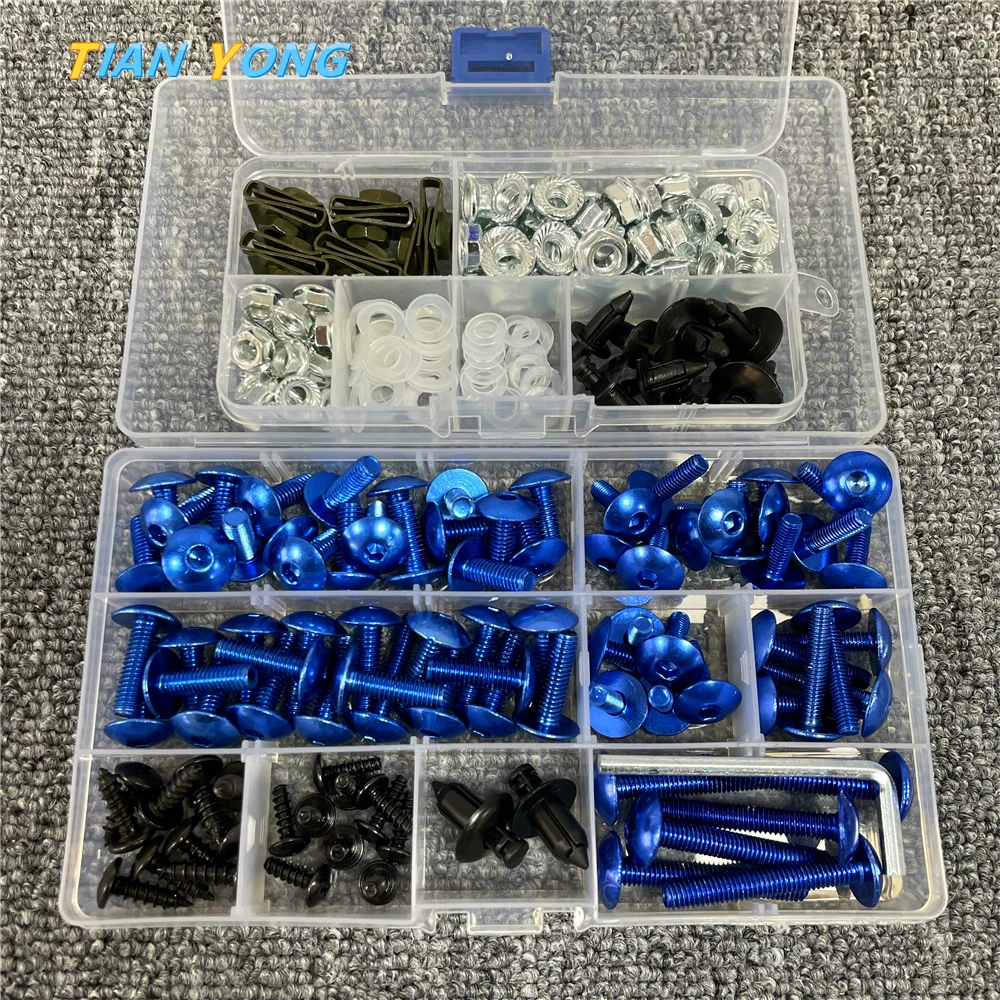 Motorcycle Bodywork Screws Kit For Yamaha Nut Fairing Bolts xvs 650 1100 aerox 50 155 aerox155 raptor 700 ltz 400 xmax300