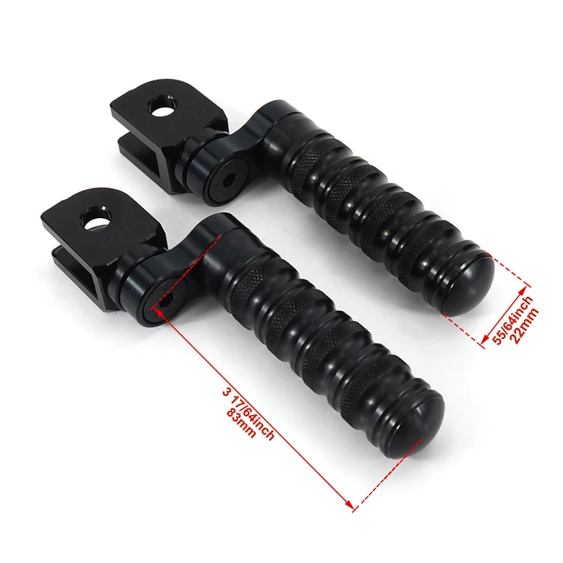 Motorcycle Front Foot Pegs Footrest Adjustable Fit For Honda CB125R CB1000R CB600F HORNET CB650F CBF1000 CBR650F CBR250R MSX125