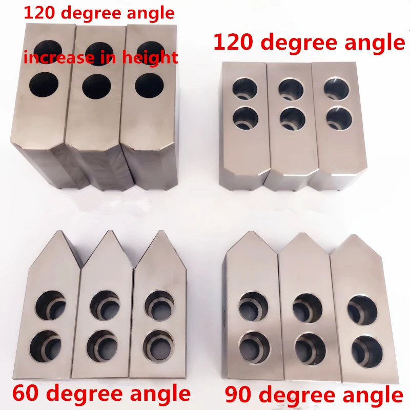 Hydraulic Oil pressure chuck Soft claw 5 6 8 10 inch 60/90/120 degree High quality standard 3 jaws For mechanical CNC lathes