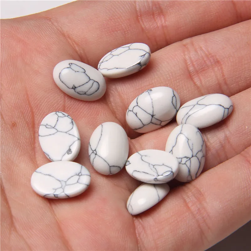 10pcs/lot Natural Stone Cabochon 8-25MM Tiger Eye Agat Oval Cameo Fit DIY Ring Earring Bracelet Necklace Making Jewelry Finding