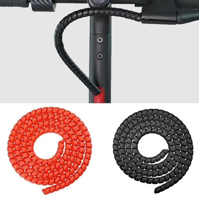 E-bike Scoot Cable Winder Protector Line Organizer For Xiaomi M365 Cable Protector Wire Protection Winding Pipe Wrap