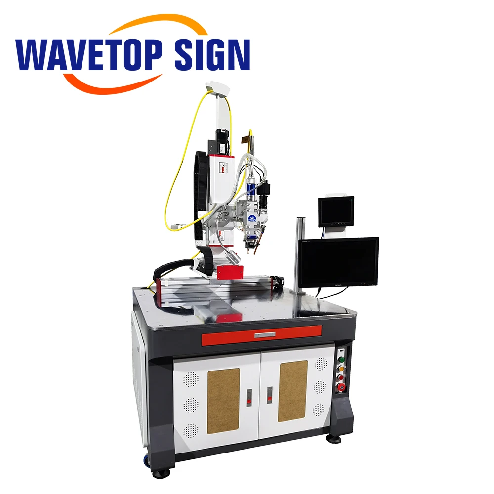 WaveTopSign 1064nm 1kw 1.5kw 2kw Hand-held YAG Laser Welding Machine MAX Raycus YAG Laser Source