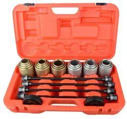 Universal Press and Pull Sleeve Remove Install Bushes Bearings Garage Tool Kit