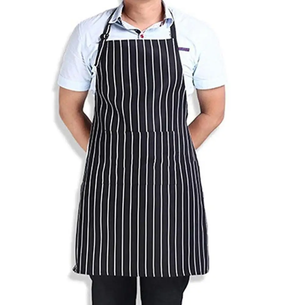 Kitchen Men Cooking Chef Kitchen Restaurant Bib Apron Dress with 2 Pockets Gift for Women Baking