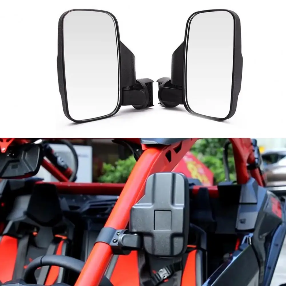 ATV/UTV Modified Rearview Side Mirror Adjustable ABS Mirror for Ranger RZR for Rhino