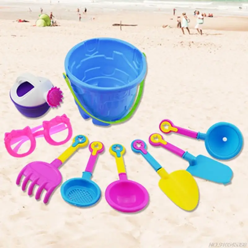 New Color Beach Sand Toy Set Gift for Kids Summer Outdoor Non-toxic and Eco-friendly Ages 3 Years Old and Up D09 21 Dropshipping