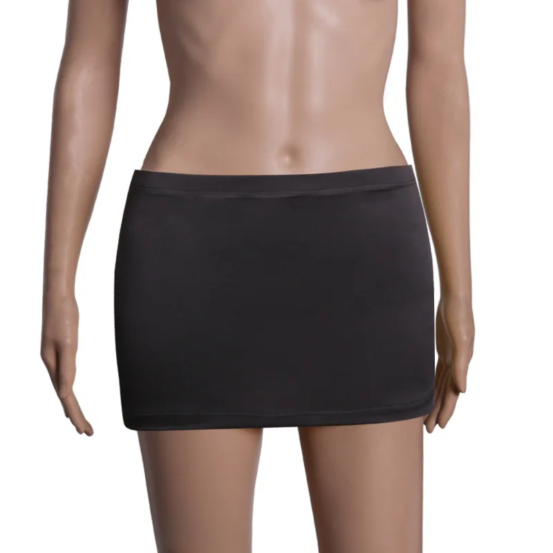 Women Lady Sexy Customized Mini Skirt Temptation Slim Tight Stretchy Ultra Short Stylish
