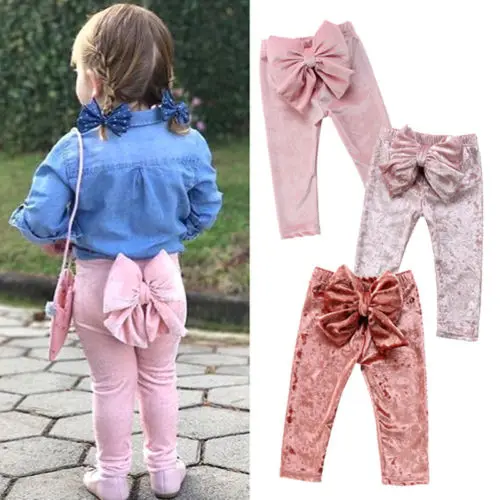 Toddler Kids Girls Cat Winter Leggings Stretch Pleuche Cute Pants Fleece Velve Lined Trousers Autumn Clothes