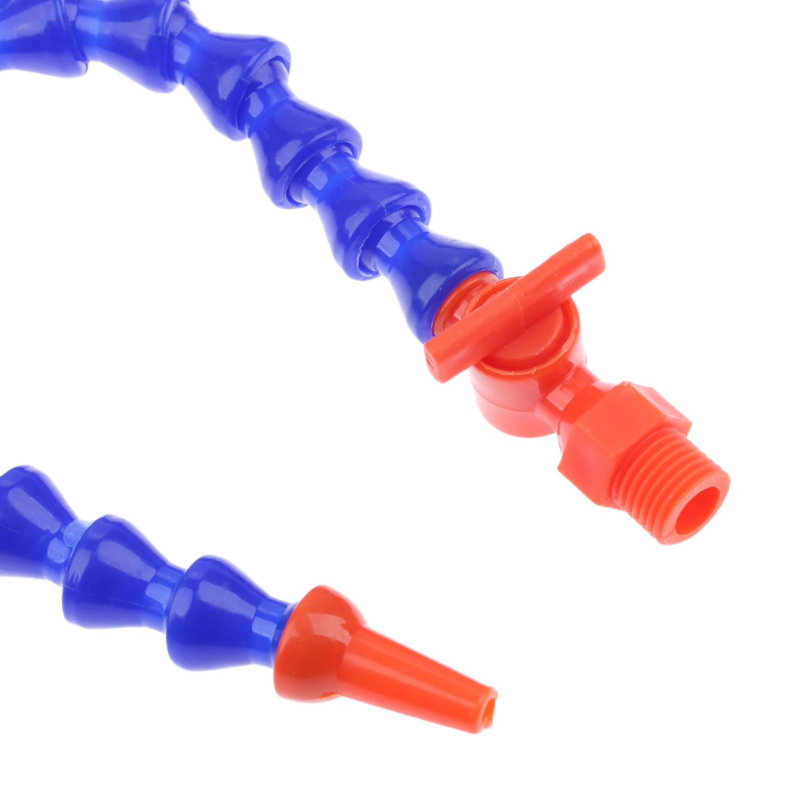 Круглое сопло 1/4 дюйма, 3/8 дюйма, 1/2 дюйма, Пластиковая Гибкая Трубка для охлаждающей жидкости воды и охлаждающей жидкости для токарного станка с ЧПУ, охлаждающая трубка 300 мм-500 мм