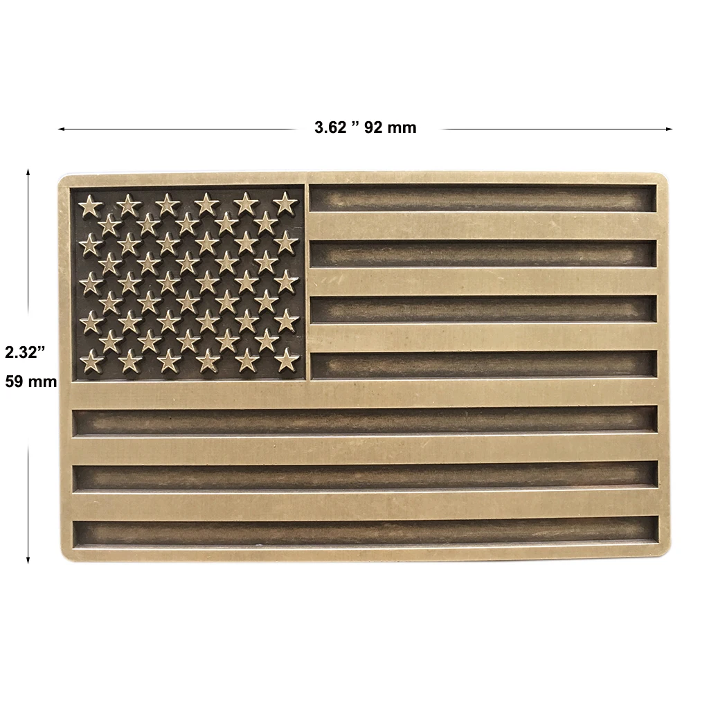 Mens Belt Buckle New Vintage American USA Flag Rectangle Belt Buckle Gurtelschnalle also Stock in US BUCKLE-FG028AB