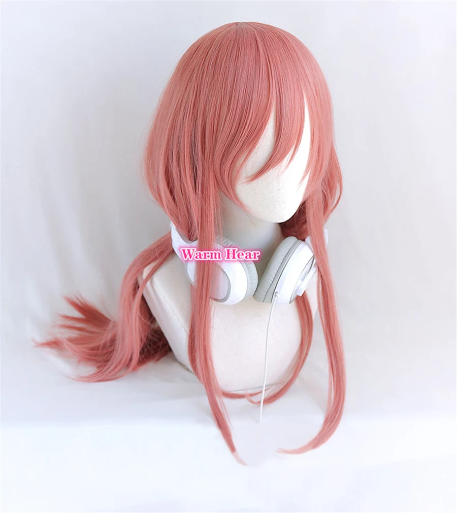 Anime Synthetic Hair Nakano Miku Cosplay Woman 60cm Long Wig Heat Resistant Hair Halloween Party Role Play Wigs + Free Wig Cap