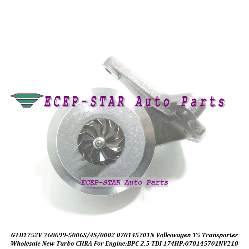 Turbo Cartridge CHRA Core 760699 760699-5002S 760699-0004 760699-02 070145701NX 070145701NV For Volkswagen For VW T5 B8 BPC 2.5L