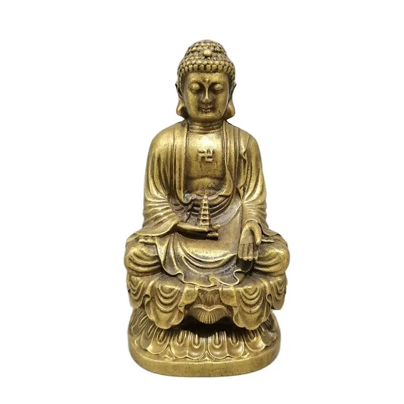 Chinese Old Copper Statue Of Pure Copper Copper Tibetan Buddha Worship God