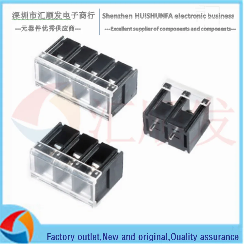 KF28S-7.62-2P/3P/4P straight plug with protective cover 7.62mm pitch fence type terminal block