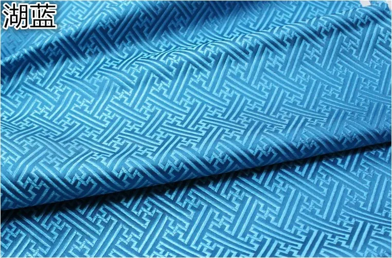 75x50cm Grid style Damask Jacquard Brocade Fabric For Apparel Costume Upholstery Furnishing Curtain Clothing Material Patchwork