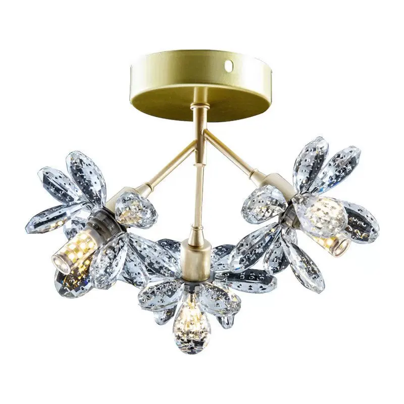 

Ceiling Pendant Lamp Luxury Crystal Aisle Corridor Entrance Modern Ceiling Pendnat Light