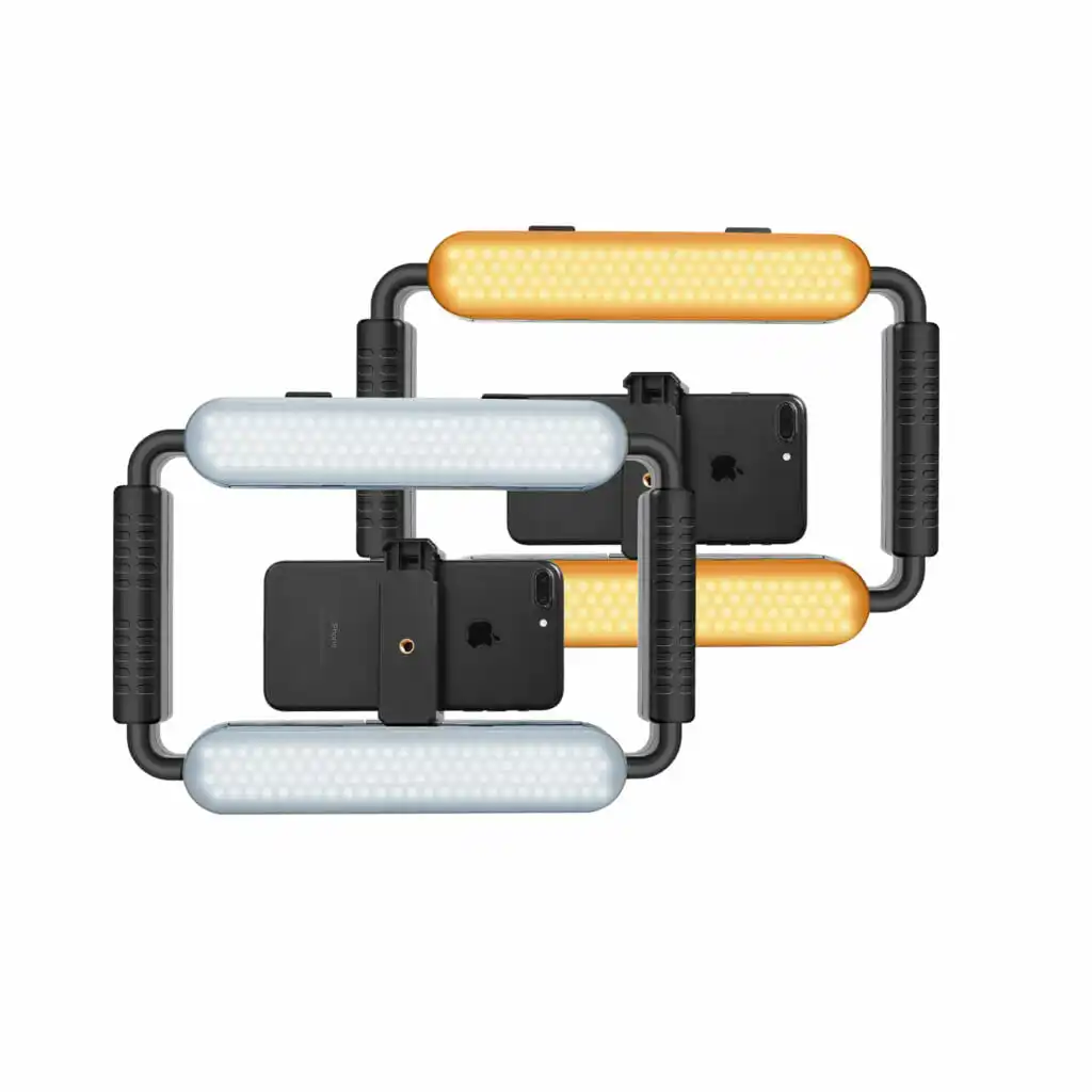 GVM TL-10S 10W Điện Thoại Thông Minh Video Giàn Khoan Có Đèn Cầm Tay Điện Thoại Vòng LED Đèn Selfie Ánh Sáng Với Ổn Định Giá Đỡ vlog Cầm Nắm
