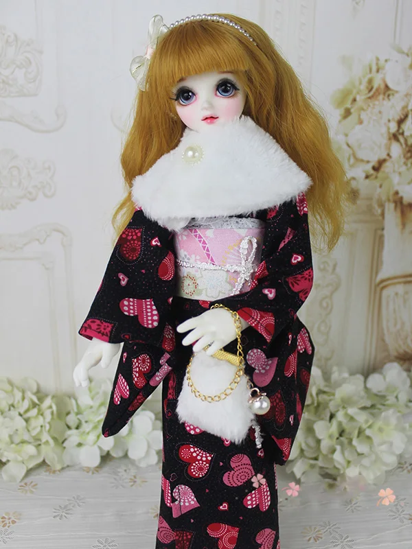 1/6 1/4 1/3 scale BJD kimono accessories Bag + scarf set for BJD/SD YOSD MSD SD13 doll , not include doll and other C0385