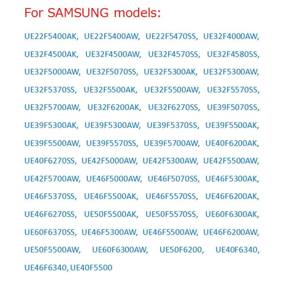 For Samsung AA59-00790A New Remote Replacement for Samsung AA5900790A AA5900579A AA59-00793A Smart 3D LCD LED HDTV TV