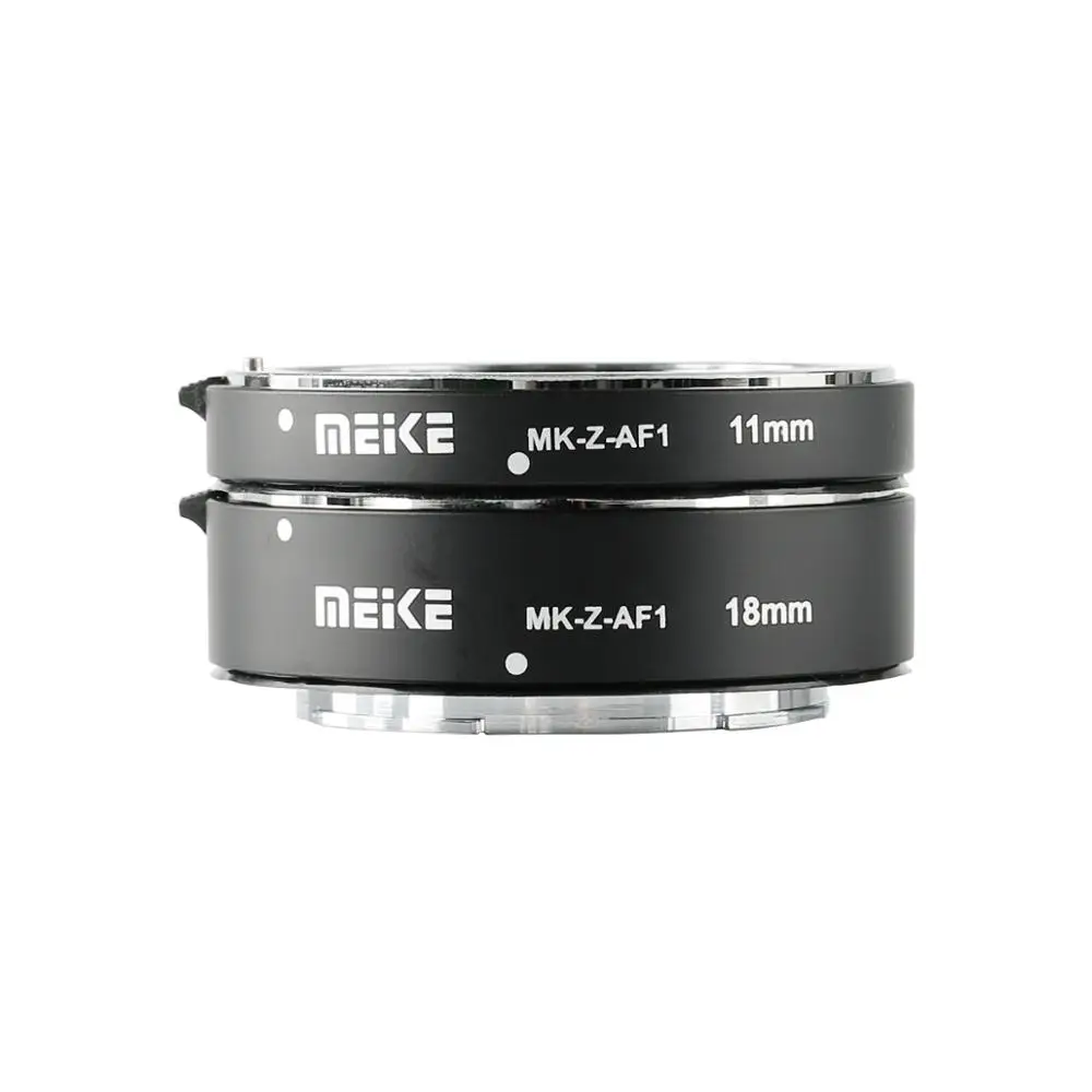 

MEKE Meike MK-Z-AF1 Metal AF Macro Extension Tube Auto Focus Adapter ring 11mm 18mm for Nikon Z5 Z6 Z7