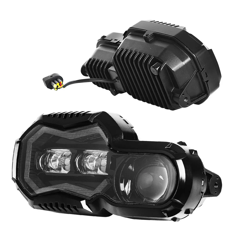 E24-Mark Motorcycle Headlights For BMW F 650 700 800 GS f800R f800gs Adventure LED Projector Headlight Assembly With Hi/Lo Beam