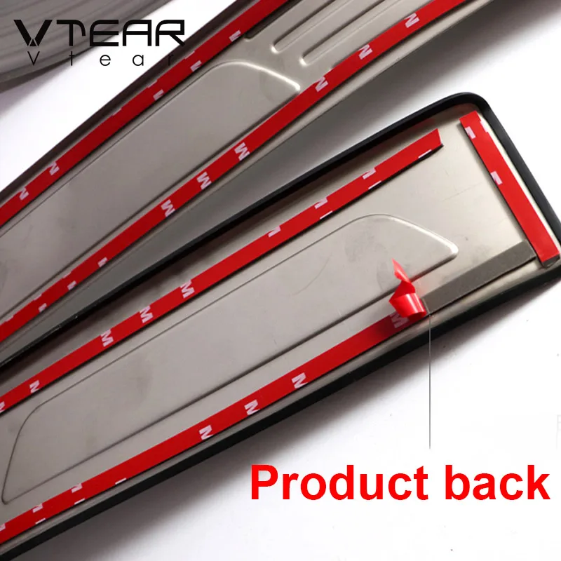 Vtear For Geely Coolray sx11 BelGee X50 door sill cover interior pedal exterior car-styling chrome trim accessories parts 2022