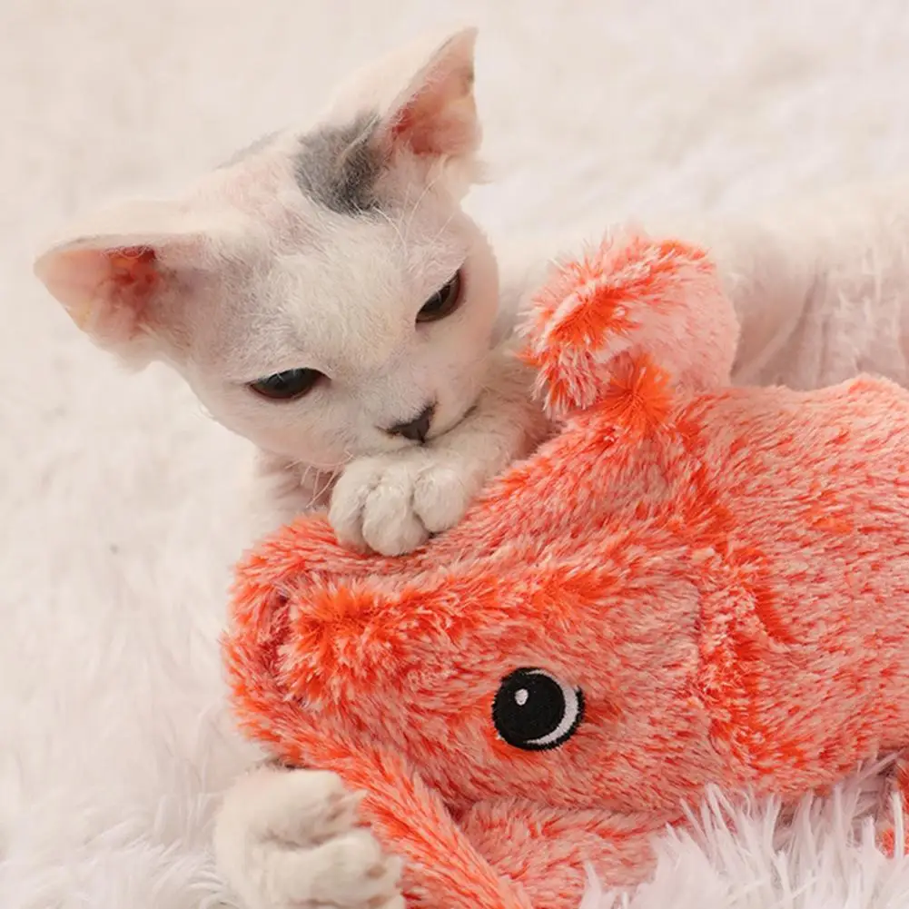 Jouet en peluche de homard de saut électrique, Simulation de homard en mouvement, jouets interactifs pour enfants