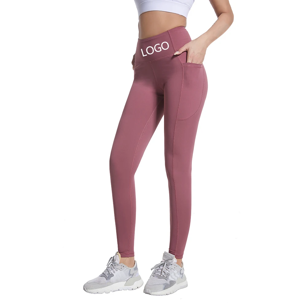 

High Waist Women Sport Leggings For Women Ladies Plus Size Gym Leggins Fitness Tights Female Seam Yoga Pants With Pockets