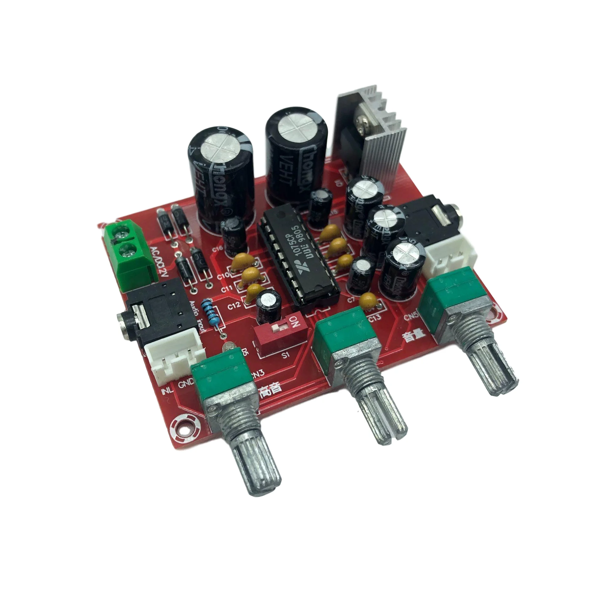 Placa de tono preamplificador BBE XR1075, ecualizador de ajuste de graves agudos de Audio, preamplificador de Control de tono, preamplificador