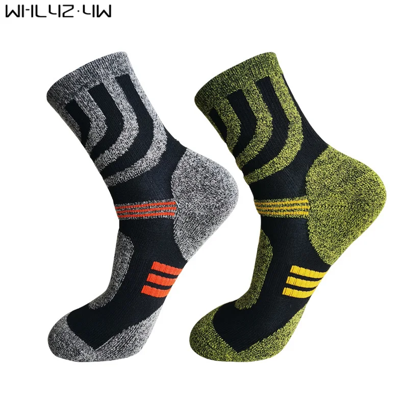 5 Pairs Cotton Compression Terry Socks For Man Coolmax Bike Running Football Sport Outdoor Basketball Cycling Travel Socks