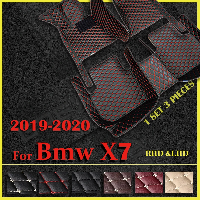 

Car floor mats for BMW X7 SEVEN SEAT G07 2019 2020 Custom auto foot Pads automobile carpet cover