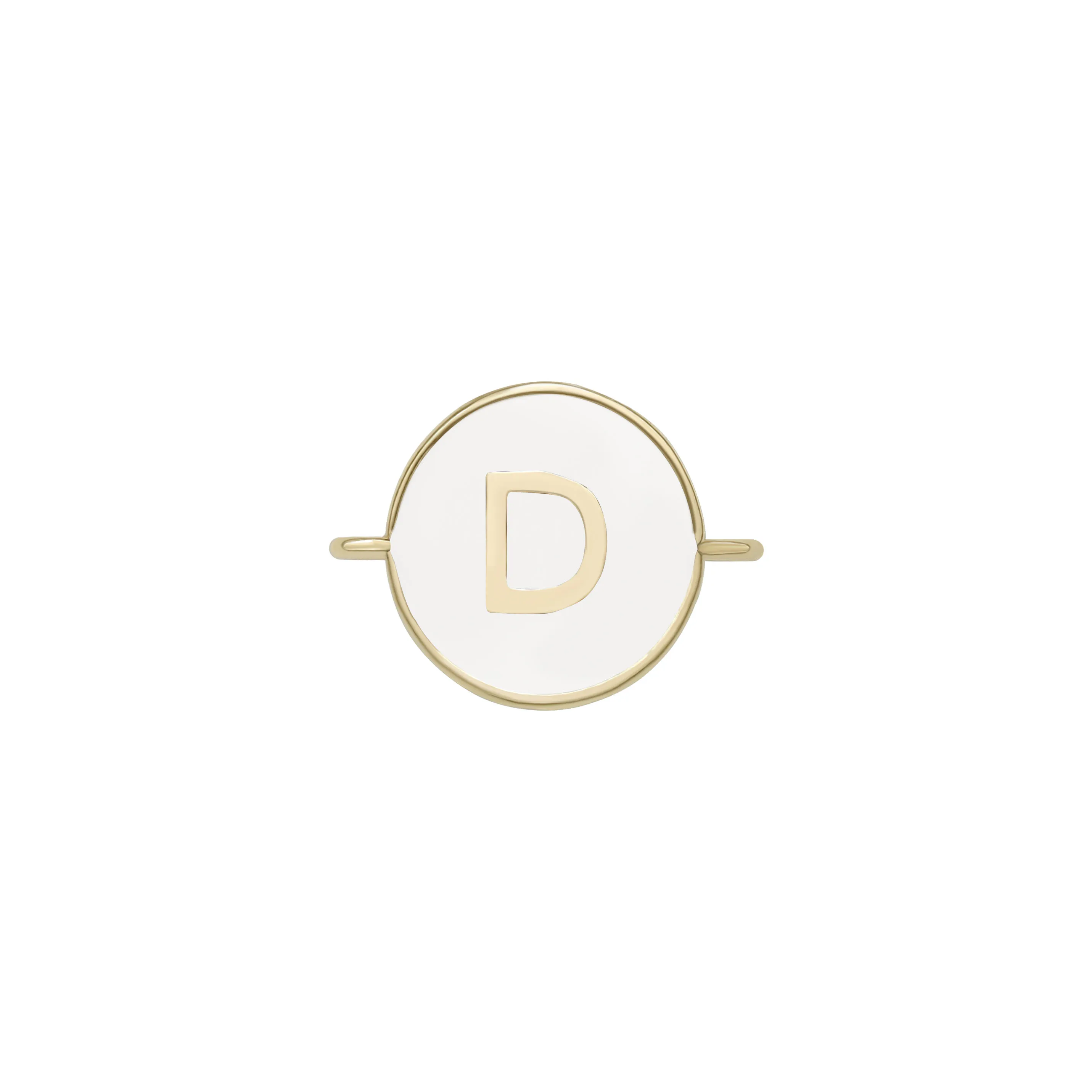 Gold-plated Copper White Enamel Letter A-Z 26 Alphabet Connector Charm For Necklace Bracelet Makings Fashion Brass Jewelry Gift view 4