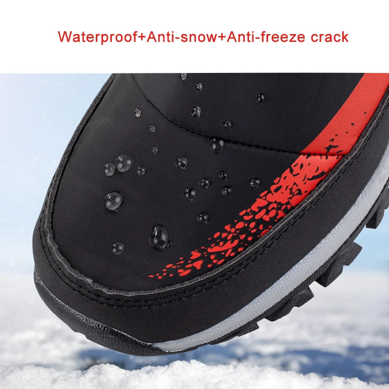 High quality 2023 Children Winter Boots Thick Plush Warm Boys Girls Snow Boots Kids Winter shoes Non-slip waterproof shoes