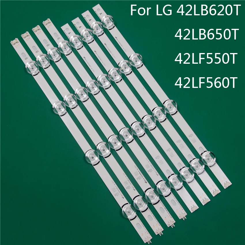 LED TV Illumination Part Replacement For LG 42LB620T 42LB650T 42LF550T 42LF560T LED Bar Backlight Strip Line Ruler DRT3.0 42 A B