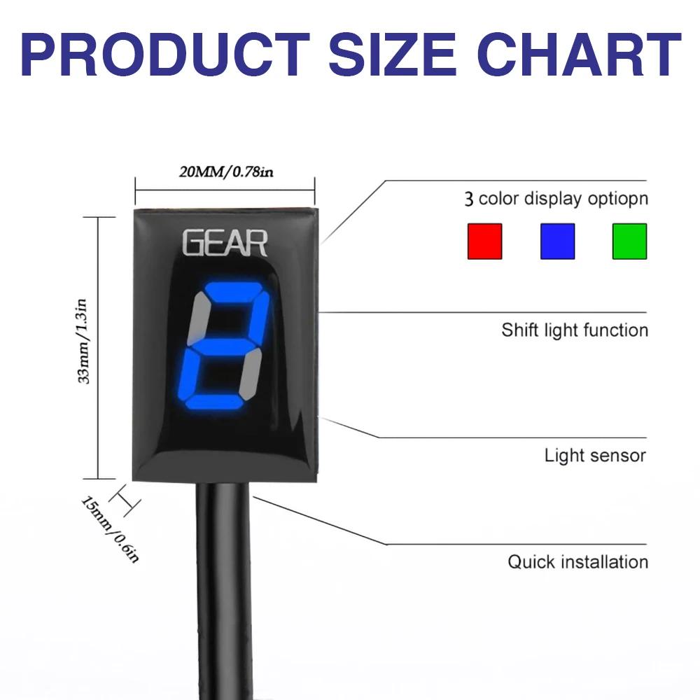오토바이 기어 표시기, 속도 표시 미터, 혼다 CBR1000RR CBR 1000RR CBR1000 RR 2004 2005 - 2016 2017 2018, 오토바이 액세서리