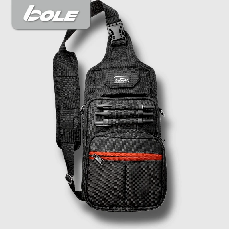 BOLE  Mechanic Electrician Canvas Pocket Waterproof Travel Bag Multifunctional Tool Bag Messenger Bag