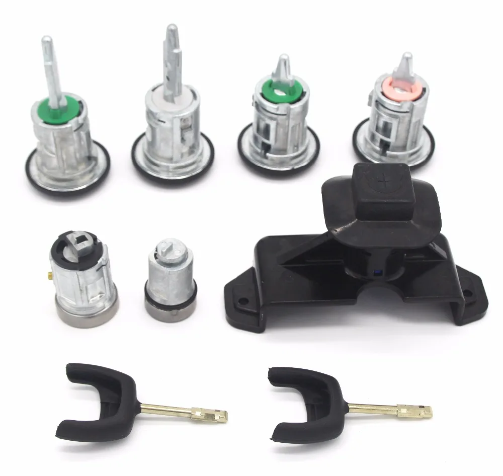 AL117 6C1AV22050XB 4874508 COMPLETE LOCK SET IGNITION SWITCH LEFT RIGHT DOOR LOCK TRUNK LOCK FOR FORD TRANSIT MK7 2006-2014