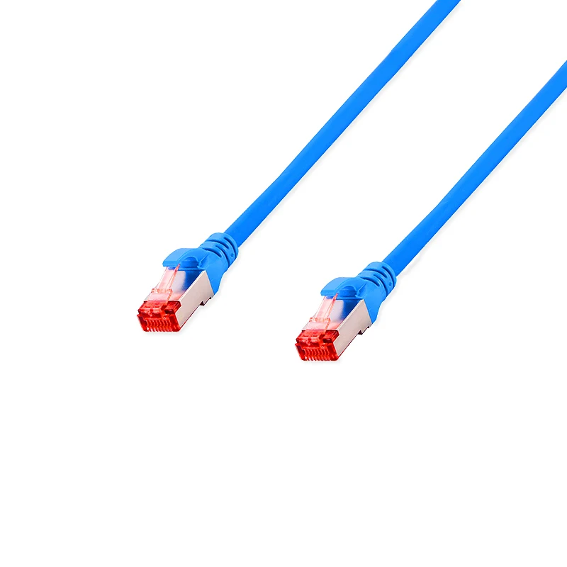 (12pcs/Pack) RJ45 Network Ethernet Cables Cat 6 SFTP Patch Cord Cable Cat6 Snagless Shielded 0.25/0.5/1/2/3/5m 6 Colors