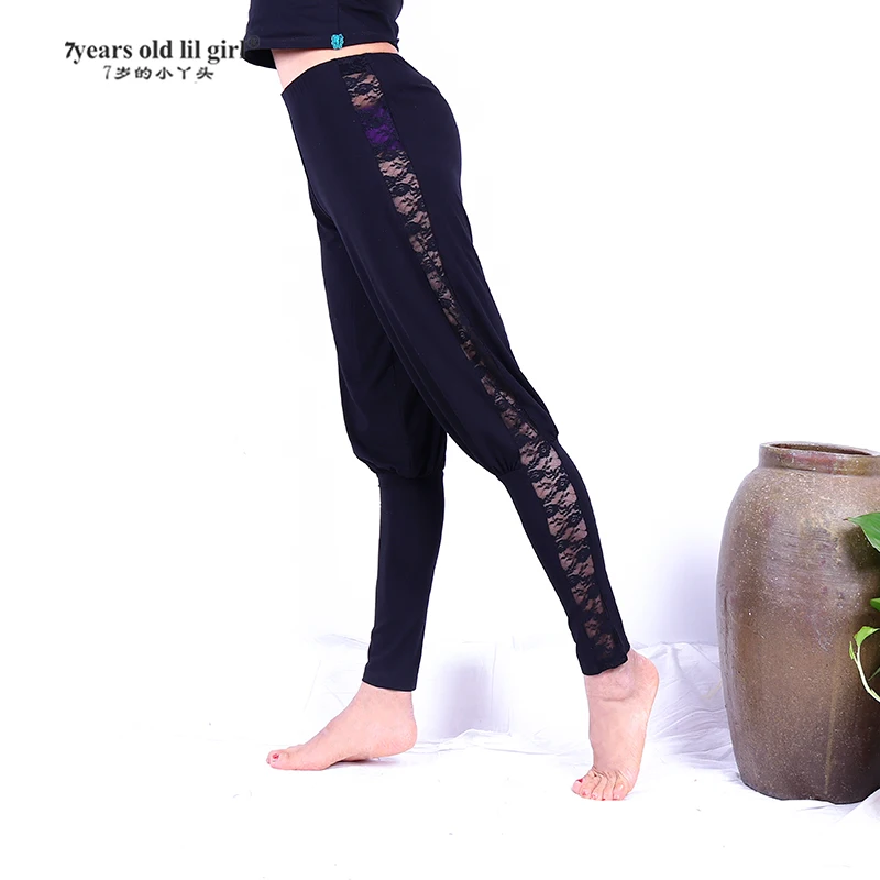 

Women Spandex Cotton Adult Black Modal Dancing Practicing Ballet Pants