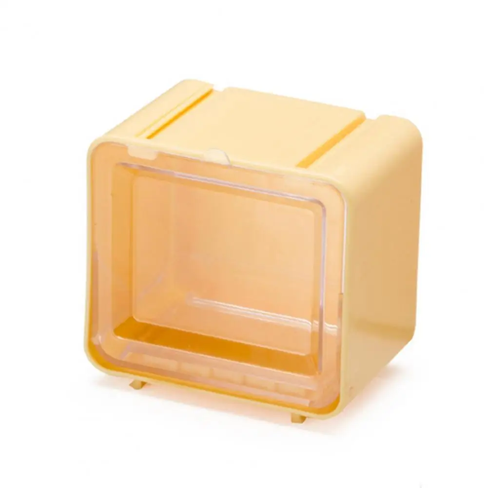 

Mini Tape Storage Boxes Durable Plastic Transparent Lid Visible Washi Tape Storage Case Tape Holder